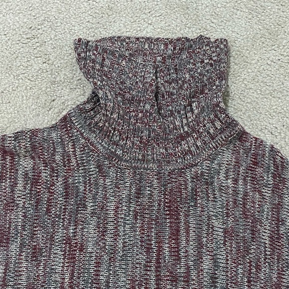 Downeast Basics Turtleneck Poncho/Shawl with Fringe - Picture 6 of 6